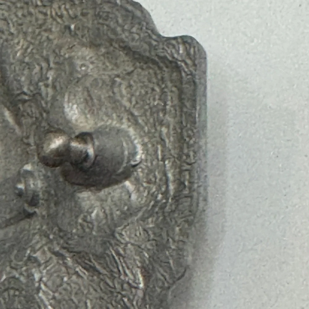 Skull Spider Belt Buckle Sworn to Fun‎ Loyal to None Poker Cards Pewter 1995